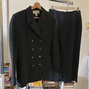 Vintage Jones NewYork Wool Blazer -Skirt Set -Suit